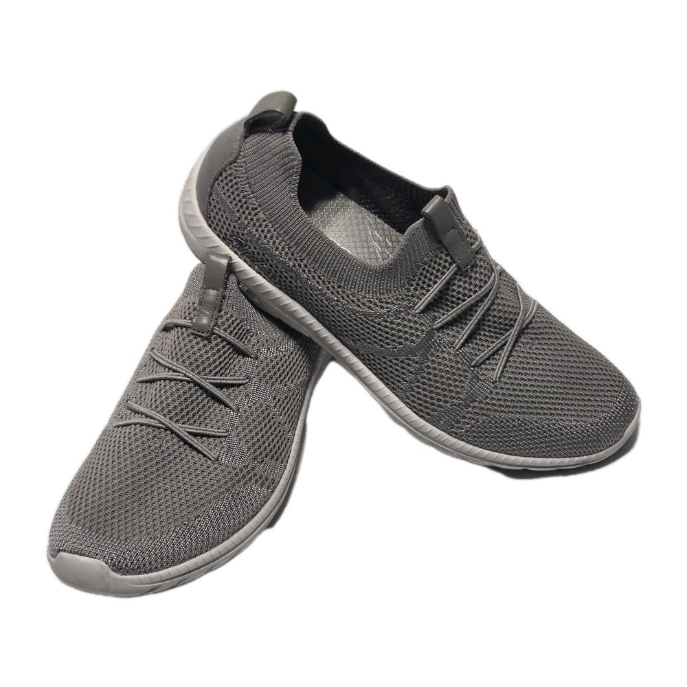 Skechers Women's Arch Fit Flex Sneaker Shoes Size 8 Taupe Slip‎ On